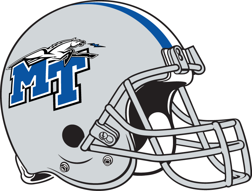 Middle Tennessee Blue Raiders 1998-Pres Helmet Logo iron on transfers for fabric